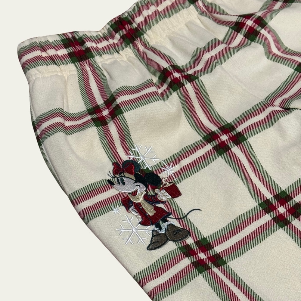 NEW Disney Lounge Pants for Women - Walt's Holiday Lodge - Minnie Mouse size XS - Picture 2 of 6